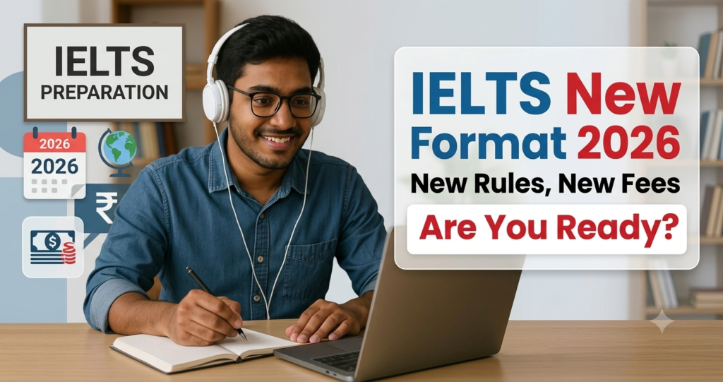 Indian student preparing for the IELTS computer based test in 2026